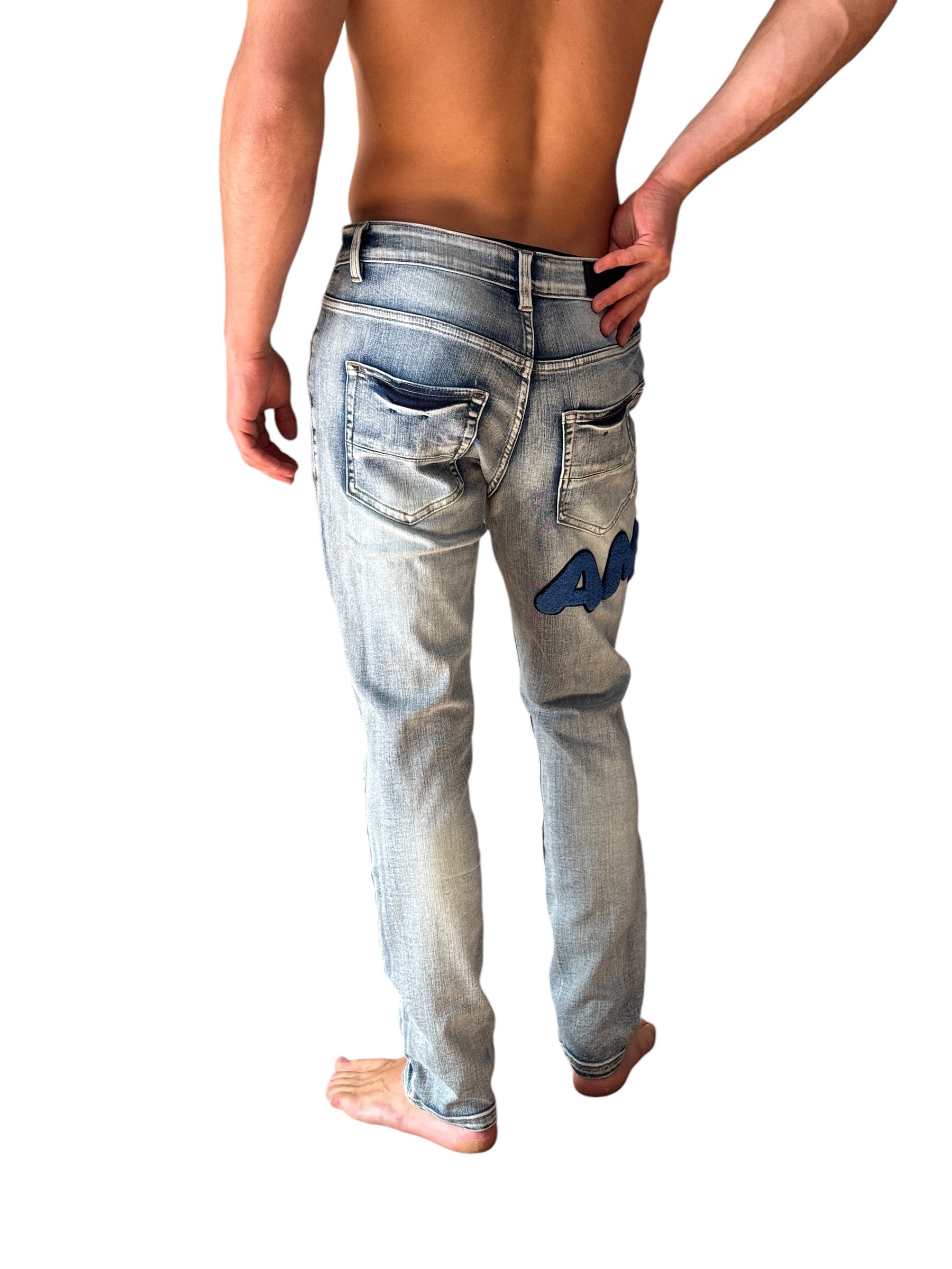 Amiri Blue Jeans