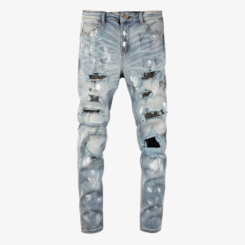 Grey Tears Jeans
