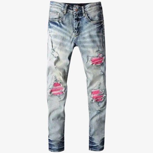 Pink Denim Jeans