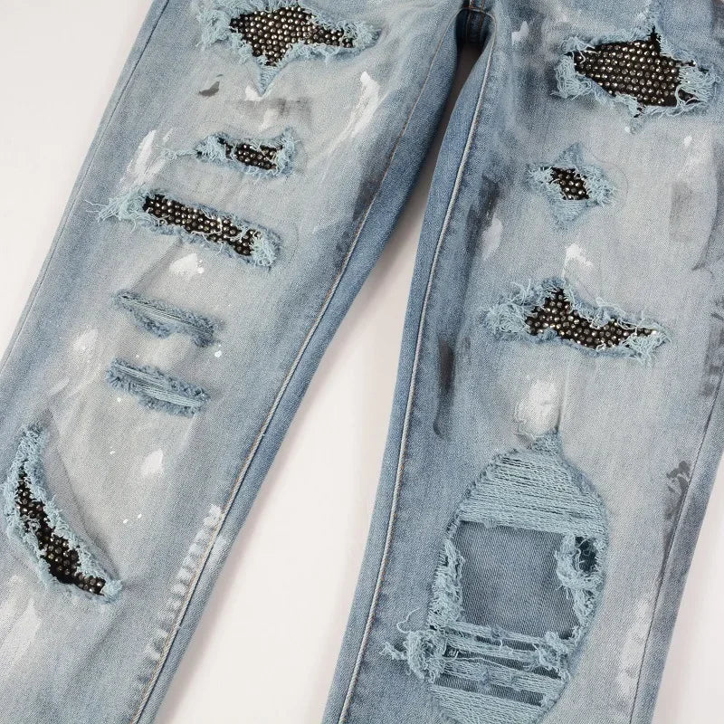 Grey Tears Jeans