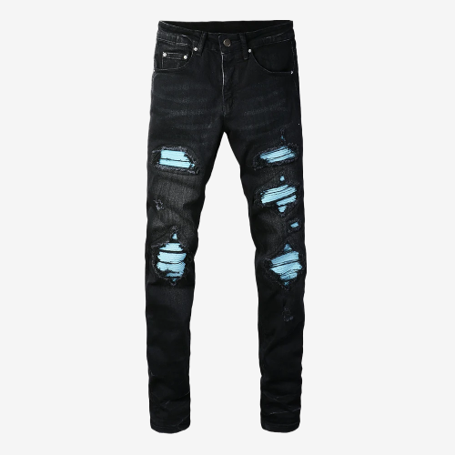 Sky Black Jeans - DripCrew