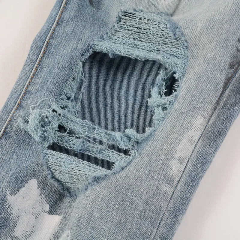 Grey Tears Jeans