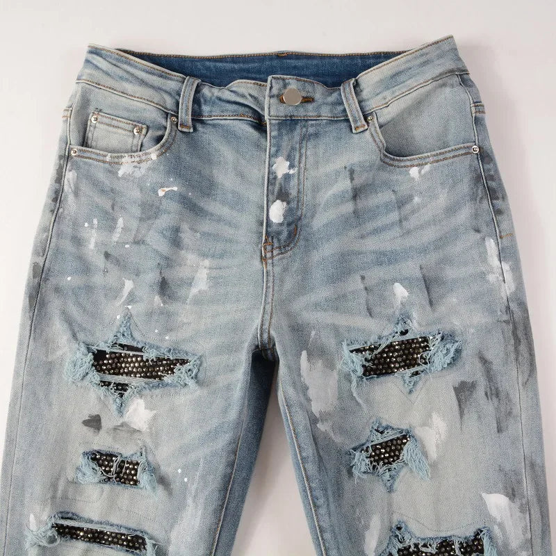Grey Tears Jeans